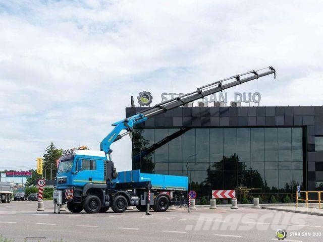 MAN TGA 33.480 6x6 Palfinger PK60002 Crane 5th Whee Camiones plataforma