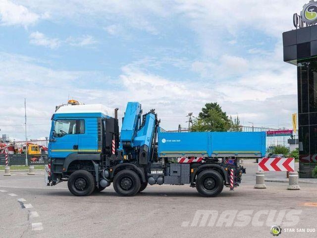 MAN TGA 33.480 6x6 Palfinger PK60002 Crane 5th Whee Camiones plataforma