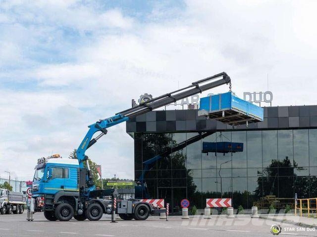 MAN TGA 33.480 6x6 Palfinger PK60002 Crane 5th Whee Camiones plataforma