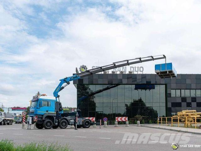 MAN TGA 33.480 6x6 Palfinger PK60002 Crane 5th Whee Camiones plataforma