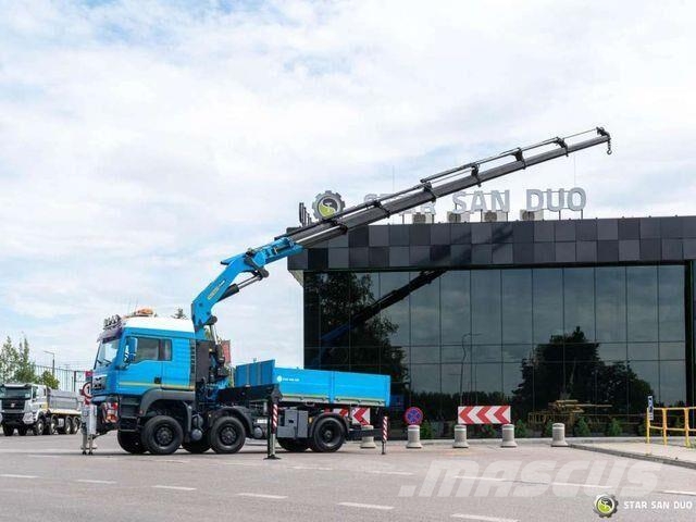 MAN TGA 33.480 6x6 Palfinger PK60002 Crane 5th Whee Camiones plataforma