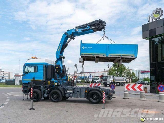 MAN TGA 33.480 6x6 Palfinger PK60002 Crane 5th Whee Camiones plataforma