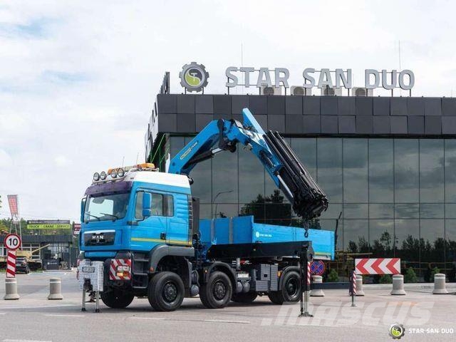 MAN TGA 33.480 6x6 Palfinger PK60002 Crane 5th Whee Camiones plataforma