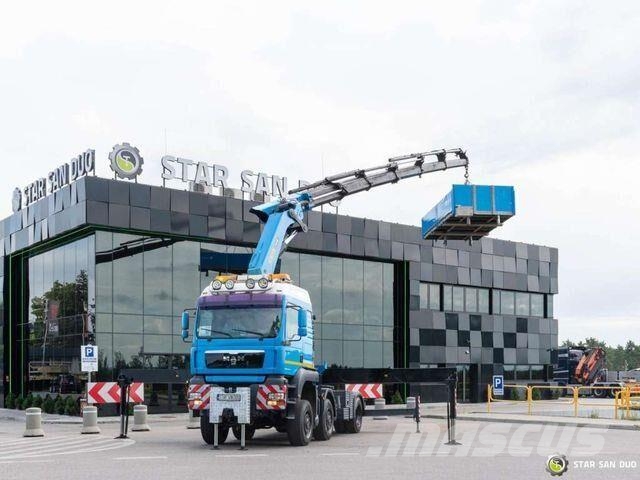 MAN TGA 33.480 6x6 Palfinger PK60002 Crane 5th Whee Camiones plataforma