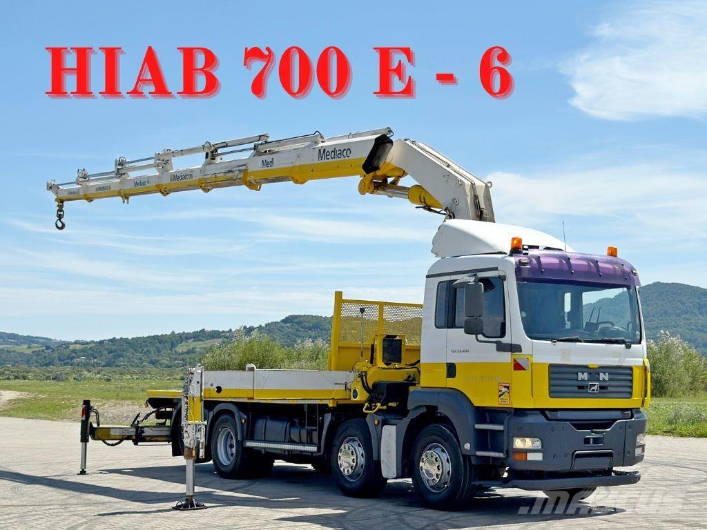 MAN TGA 35.430 * HIAB 700 E - 6 + FUNK* TOPZUSTAND Camiones portacoches
