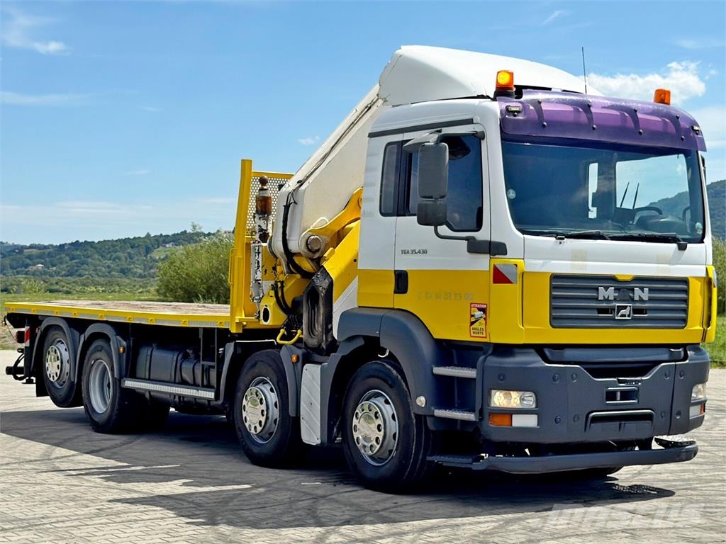 MAN TGA 35.430 * HIAB 700 E - 6 + FUNK* TOPZUSTAND Camiones portacoches