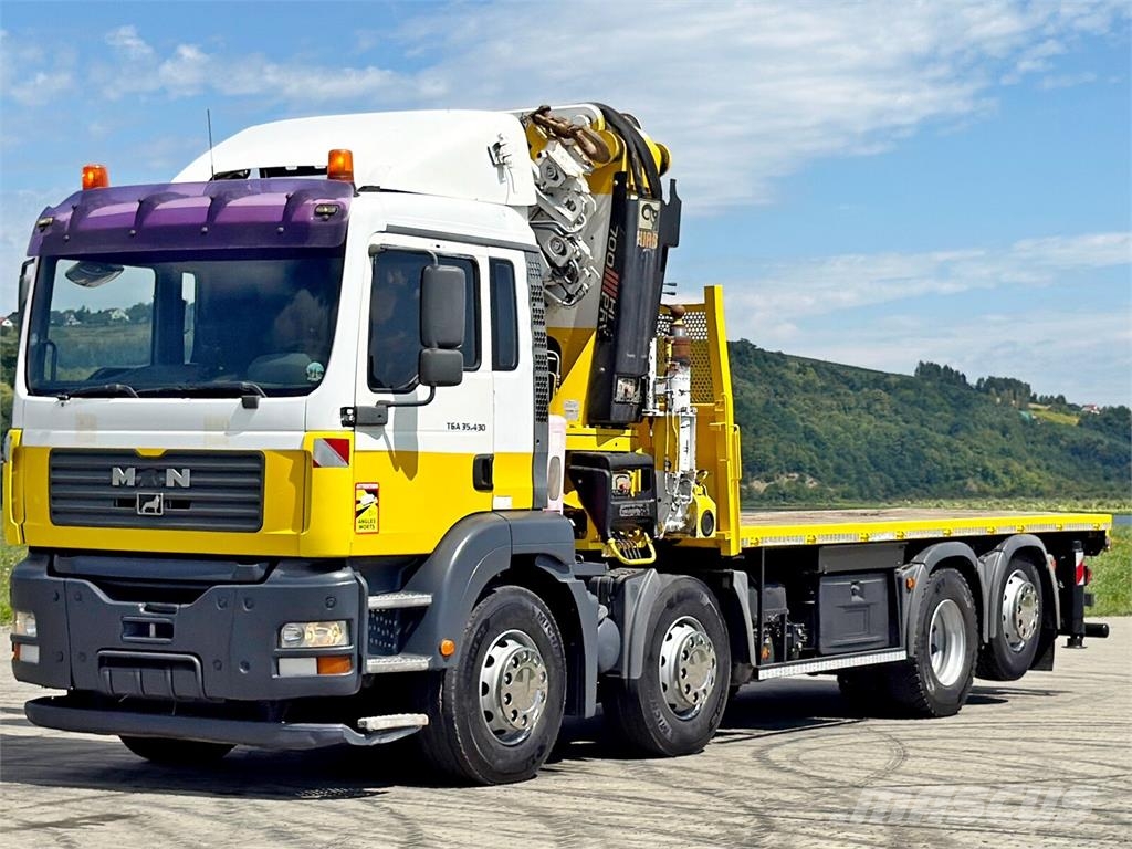 MAN TGA 35.430 * HIAB 700 E - 6 + FUNK* TOPZUSTAND Camiones portacoches