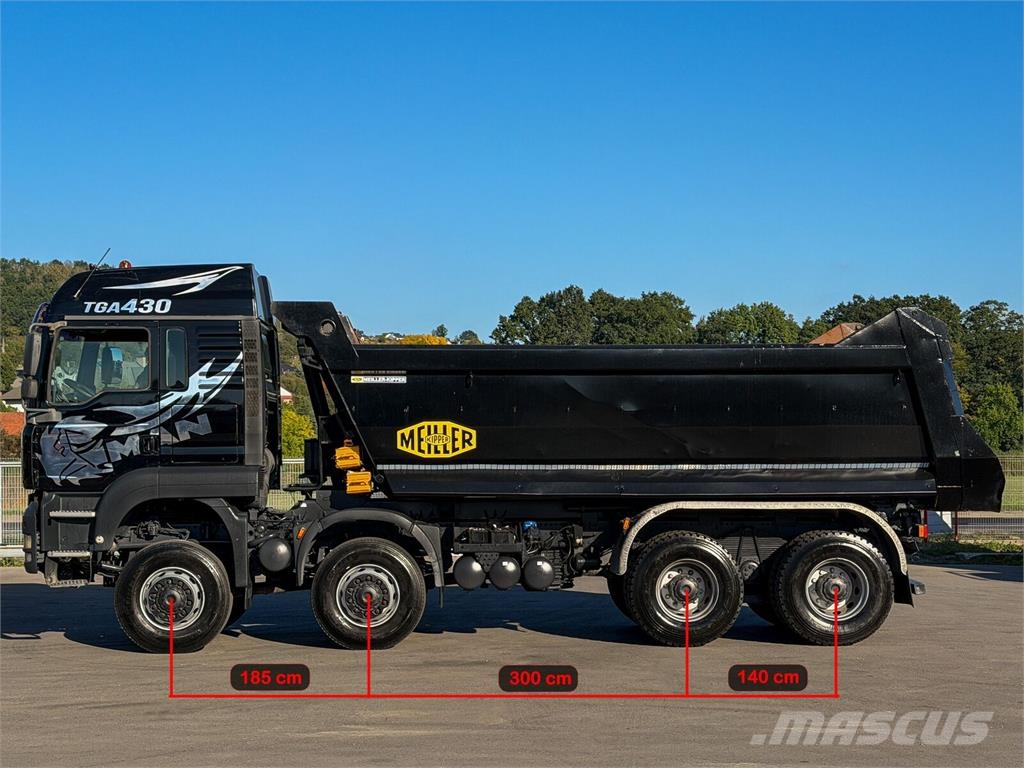 MAN TGA 41.430 * Kipper * 8x8 * TOPZUSTAND! Camion benne
