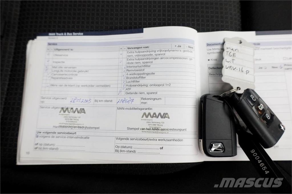 MAN TGE 3.140 2.0 DSG-Automaat L4H3 (L3H2) Maxi ACC/Ca شاحنات أخرى