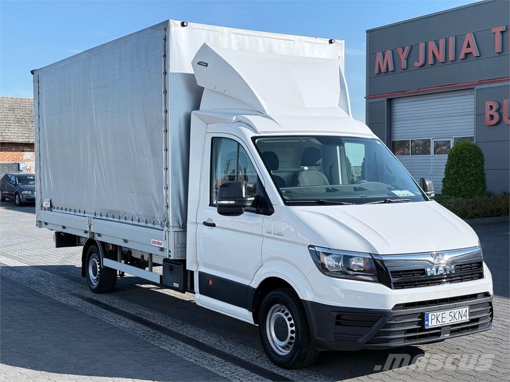 MAN TGE 3.180 10EP Plandeka + Drzwi Salon PL, Jeden Wł شاحنات أخرى