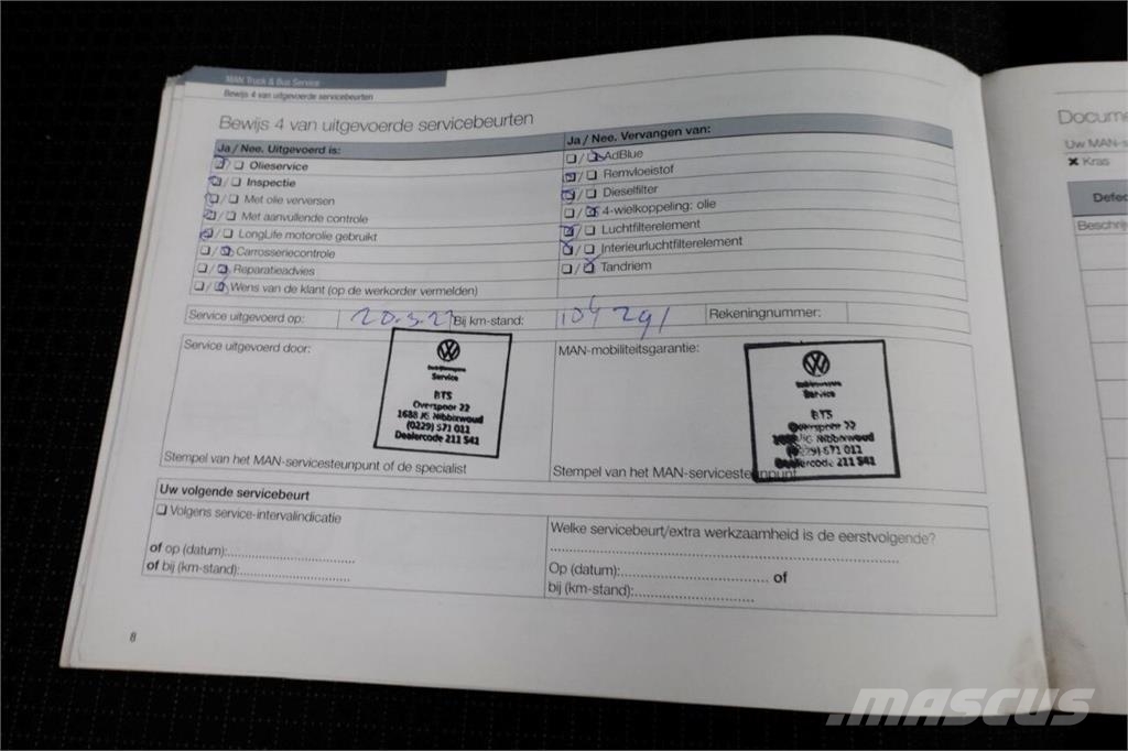 MAN TGE 3.180 2.0 177pk RWD L3H3 (L2H2) Navi/Camera/Tr Otros camiones