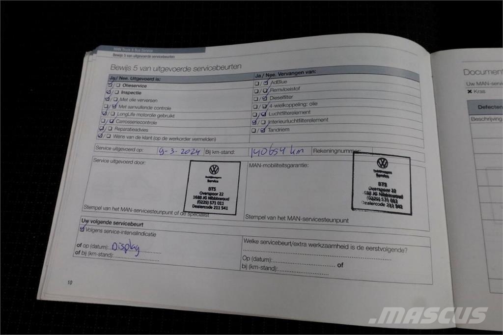 MAN TGE 3.180 2.0 177pk RWD L3H3 (L2H2) Navi/Camera/Tr Otros camiones
