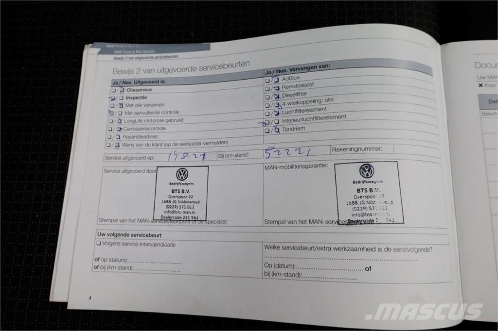MAN TGE 3.180 2.0 177pk RWD L3H3 (L2H2) Navi/Camera/Tr Otros camiones
