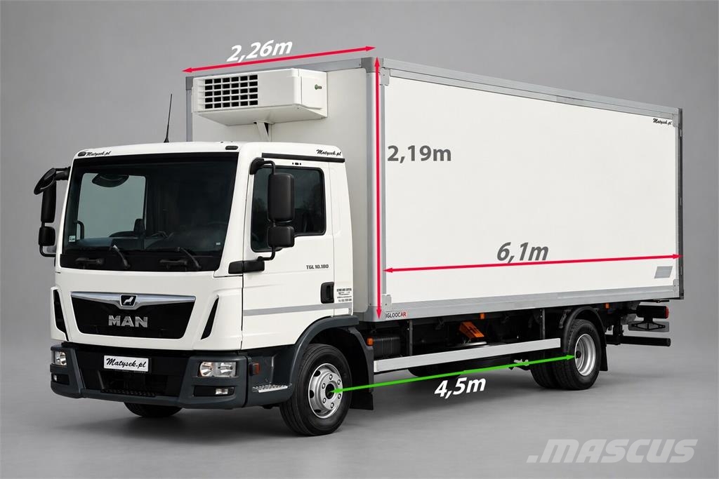 MAN TGL 10.180 / 4x2 / CHŁODNIA - 6,1 M / THERMO KING Camion frigorifique