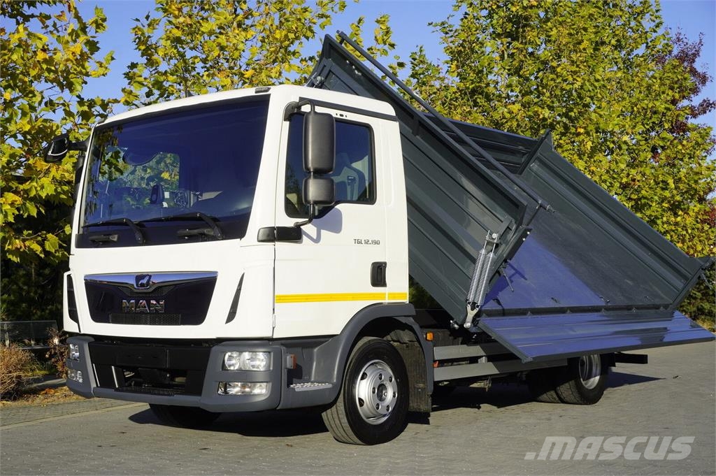 MAN TGL 12.190 / NEW 3-way tipper / 100 tho. km Damperli kamyonlar