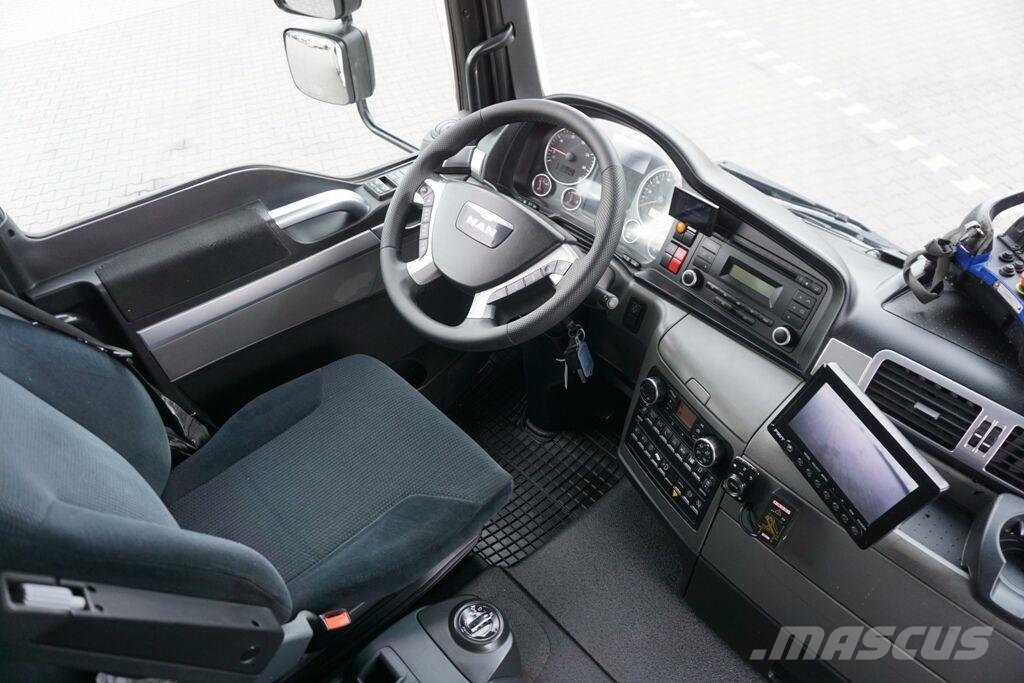MAN TGL / 12.250 / SKRZYNIOWY + HDS / FASSI F 65 / PIL Camiones de cama baja