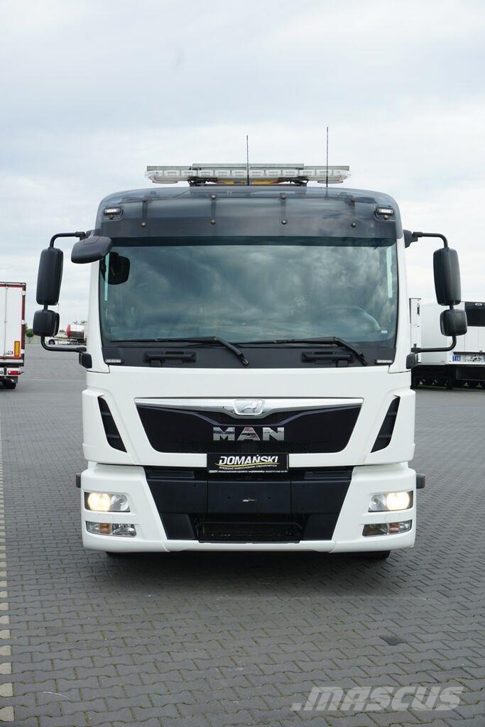 MAN TGL / 12.250 / SKRZYNIOWY + HDS / FASSI F 65 / PIL Camiones de cama baja
