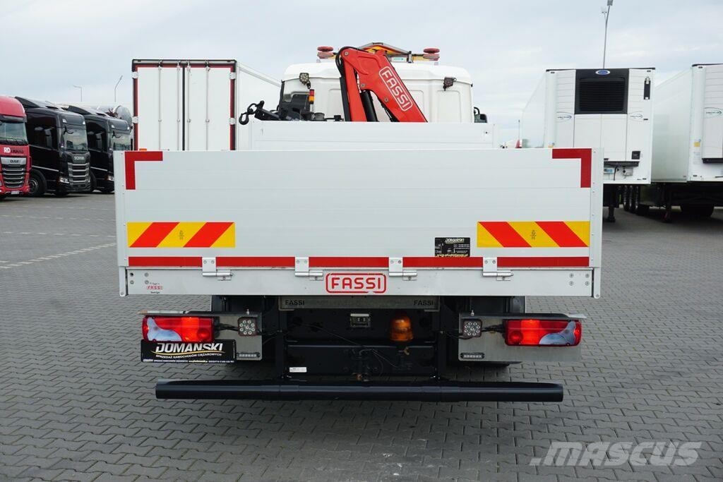 MAN TGL / 12.250 / SKRZYNIOWY + HDS / FASSI F 65 / PIL Camiones de cama baja