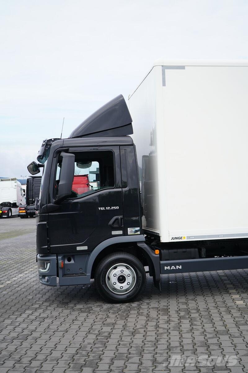 MAN TGL / 12.250 / ACC / EURO 6 / KONTENER + WINDA /  Kofferaufbau