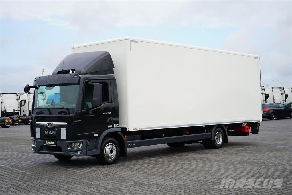 MAN TGL / 12.250 / ACC / EURO 6 / KONTENER + WINDA /  Kofferaufbau