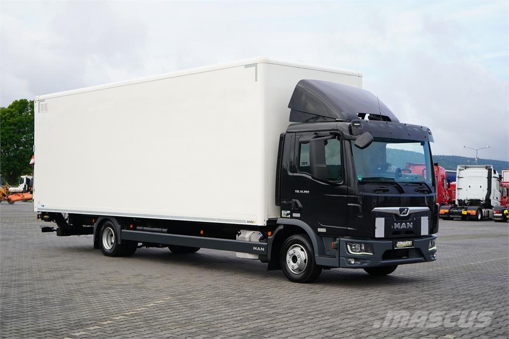 MAN TGL / 12.250 / ACC / EURO 6 / KONTENER + WINDA /  Kofferaufbau
