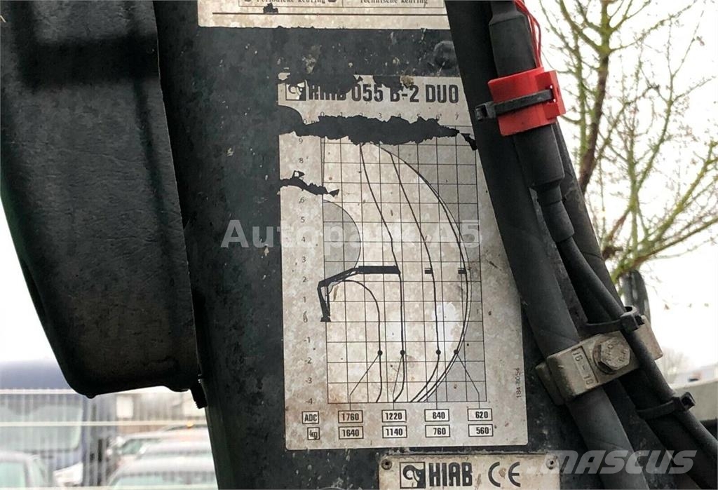 MAN TGL 8.180 Flatbed + Crane Hiab 055 플랫베드/드롭사이드 트럭