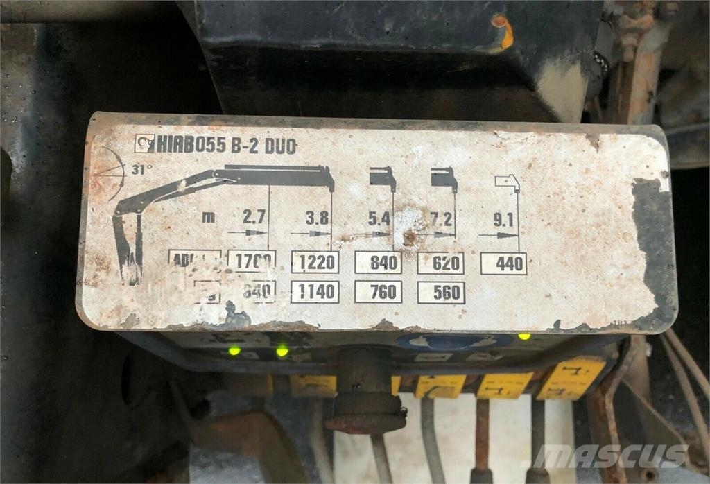 MAN TGL 8.180 Flatbed + Crane Hiab 055 플랫베드/드롭사이드 트럭