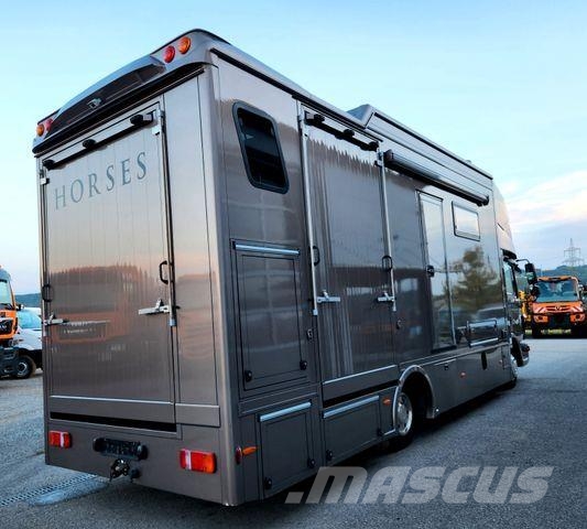 MAN TGL WMS Pferdetransporter Wohnmobil 3 Pferde Camiones para transporte de animales