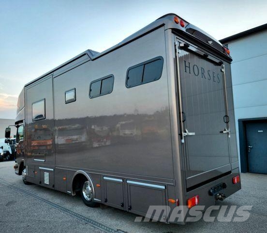 MAN TGL WMS Pferdetransporter Wohnmobil 3 Pferde Camiones para transporte de animales