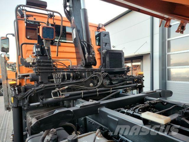 MAN TGM 13.290 4x4 HIAB 088 E-3 Kran Funk Single Самосвал