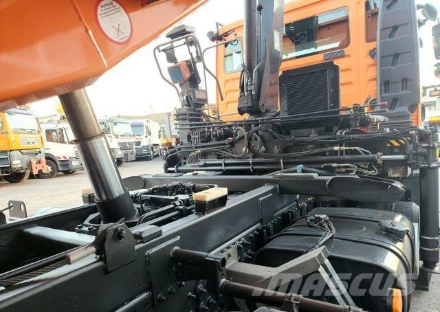 MAN TGM 13.290 4x4 HIAB 088 E-3 Kran Funk Single Самосвал
