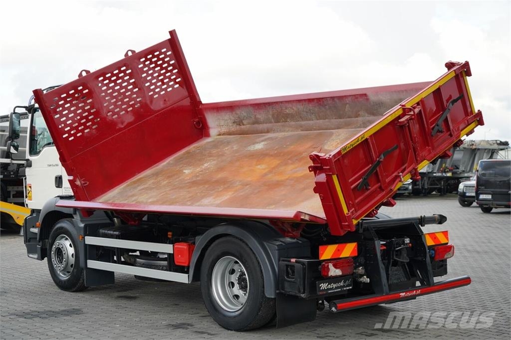 MAN TGM 15.290 / 4X2 / HYDROBURTA / BORDMATIC / KLAPO- Camion benne