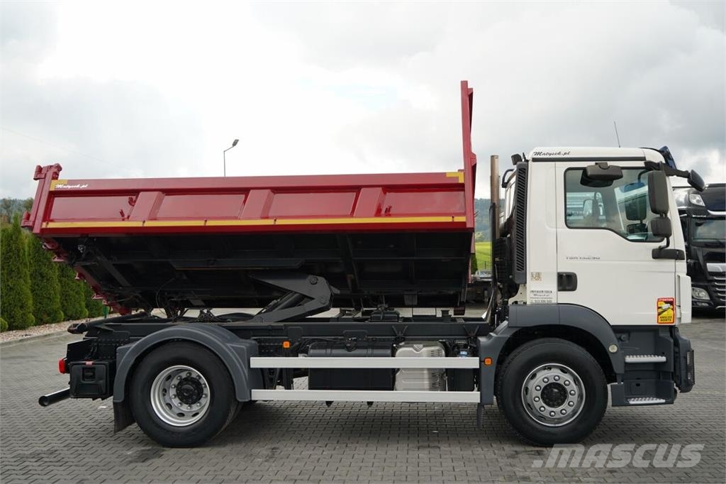 MAN TGM 15.290 / 4X2 / HYDROBURTA / BORDMATIC / KLAPO- Camion benne