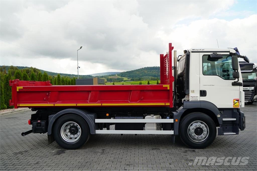 MAN TGM 15.290 / 4X2 / HYDROBURTA / BORDMATIC / KLAPO- Camion benne