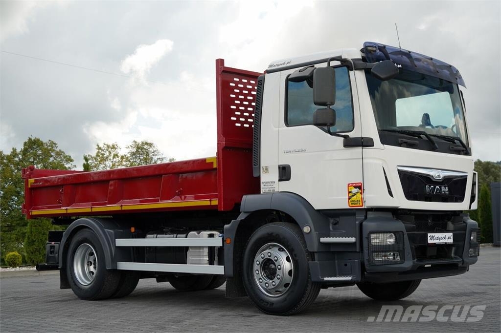 MAN TGM 15.290 / 4X2 / HYDROBURTA / BORDMATIC / KLAPO- Camion benne