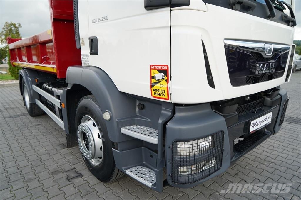 MAN TGM 15.290 / 4X2 / HYDROBURTA / BORDMATIC / KLAPO- Camion benne