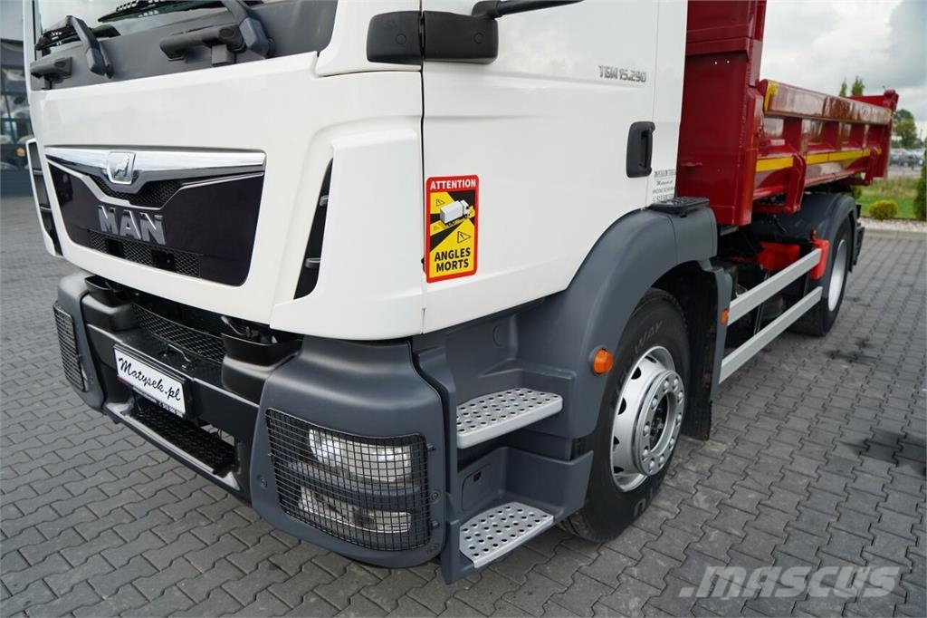 MAN TGM 15.290 / 4X2 / HYDROBURTA / BORDMATIC / KLAPO- Camion benne