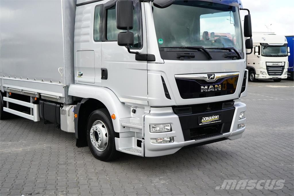 MAN TGM / 15.290 / ACC / E 6 / BURTOFIRANKA + WINDA / Caminhões com cortinas laterais