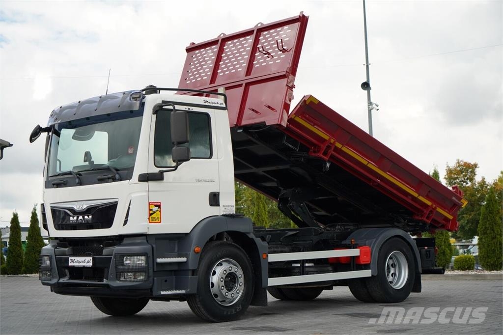 MAN TGM 15.290 / 4X2 / HYDROBURTA / BORDMATIC / KLAPO- Camion benne