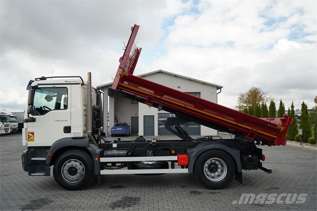 MAN TGM 15.290 / 4X2 / HYDROBURTA / BORDMATIC / KLAPO- Camion benne
