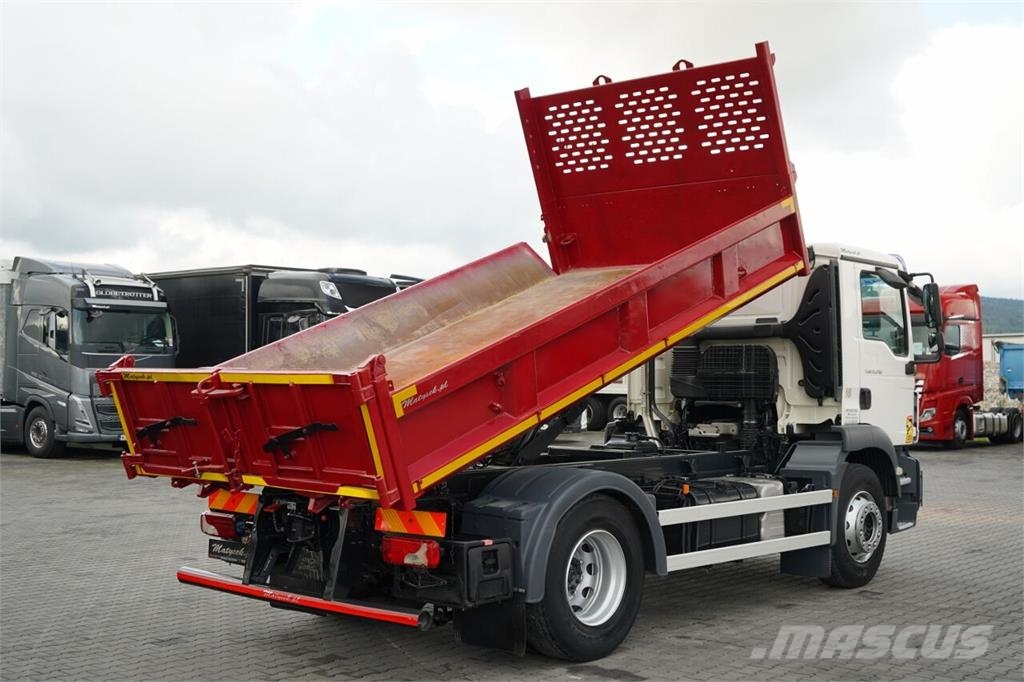 MAN TGM 15.290 / 4X2 / HYDROBURTA / BORDMATIC / KLAPO- Camion benne