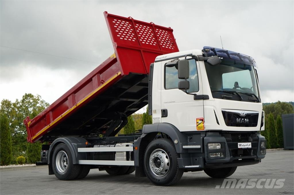 MAN TGM 15.290 / 4X2 / HYDROBURTA / BORDMATIC / KLAPO- Camion benne
