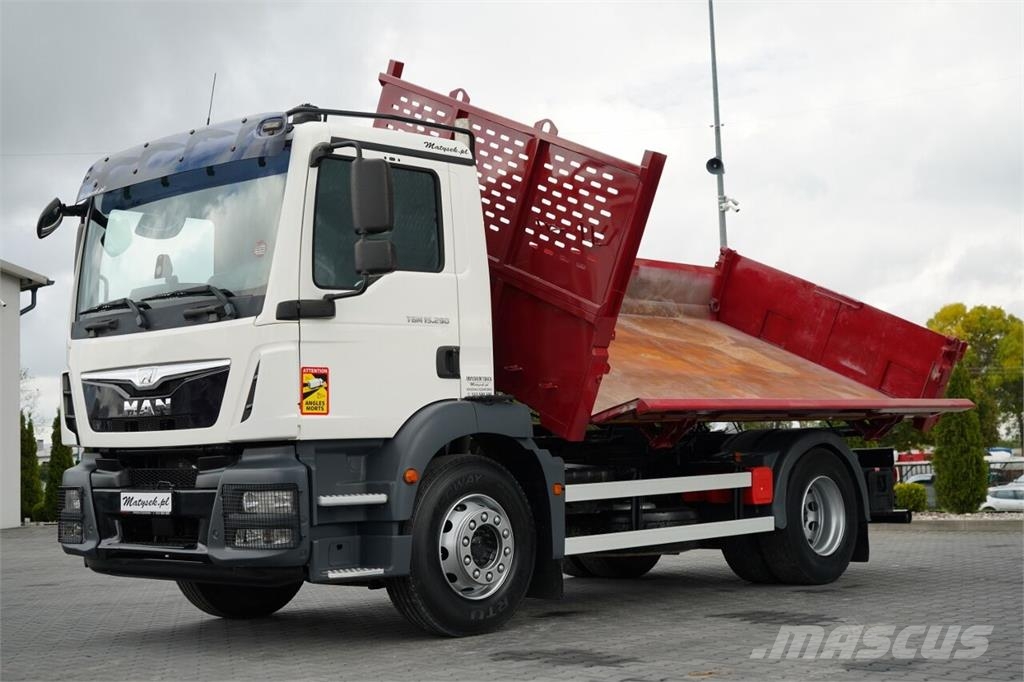 MAN TGM 15.290 / 4X2 / HYDROBURTA / BORDMATIC / KLAPO- Camion benne