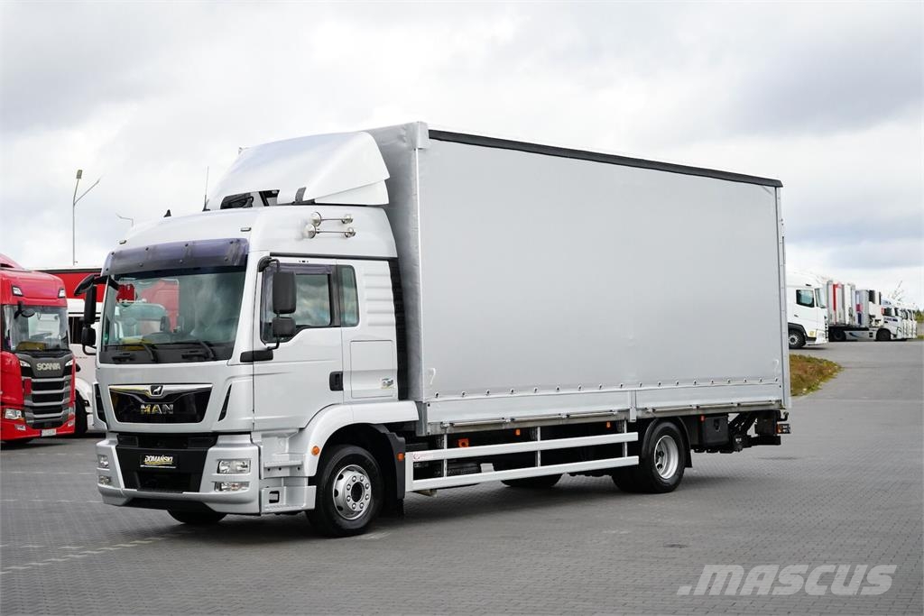 MAN TGM / 15.290 / ACC / E 6 / BURTOFIRANKA + WINDA / Caminhões com cortinas laterais