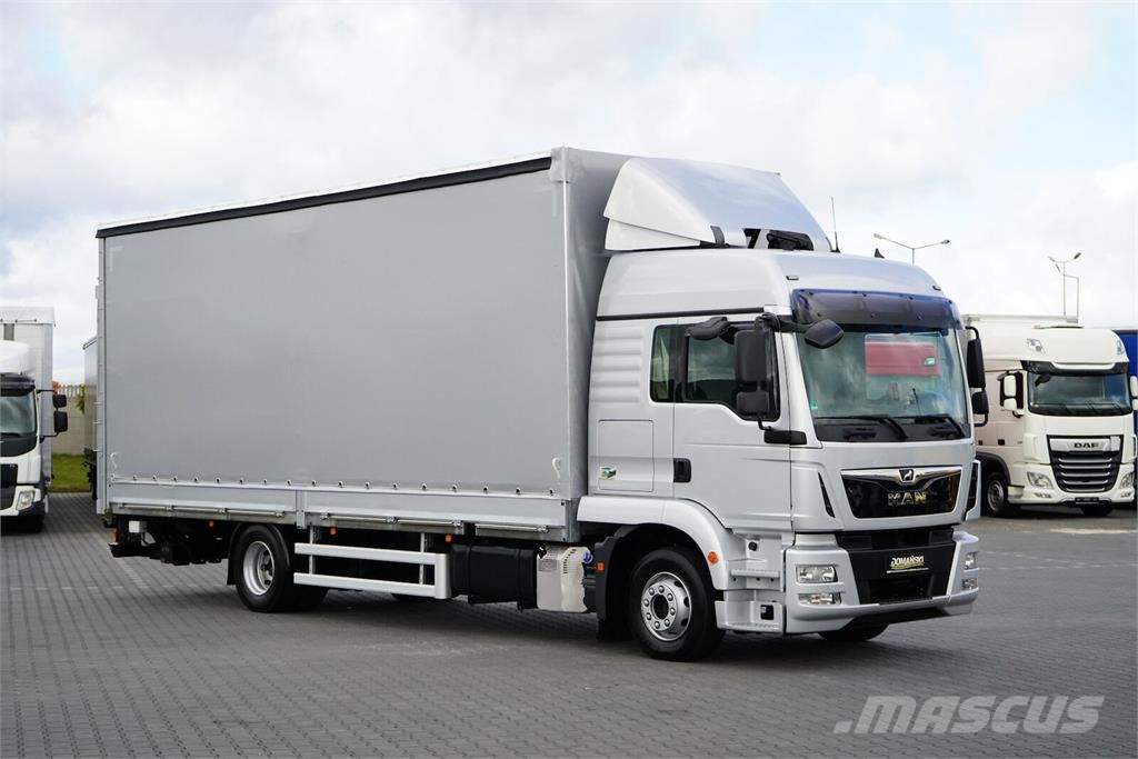 MAN TGM / 15.290 / ACC / E 6 / BURTOFIRANKA + WINDA / Caminhões com cortinas laterais