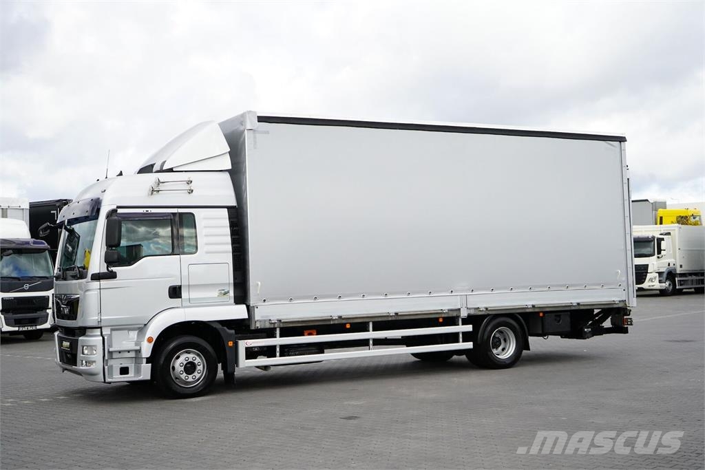 MAN TGM / 15.290 / ACC / E 6 / BURTOFIRANKA + WINDA / Caminhões com cortinas laterais