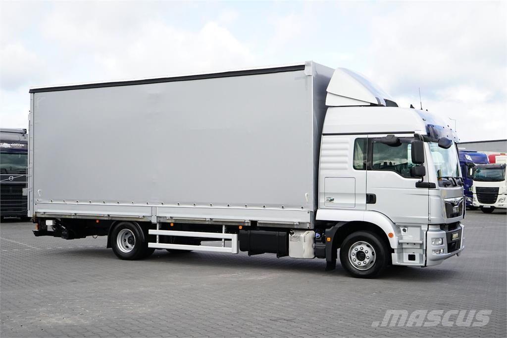MAN TGM / 15.290 / ACC / E 6 / BURTOFIRANKA + WINDA / Caminhões com cortinas laterais