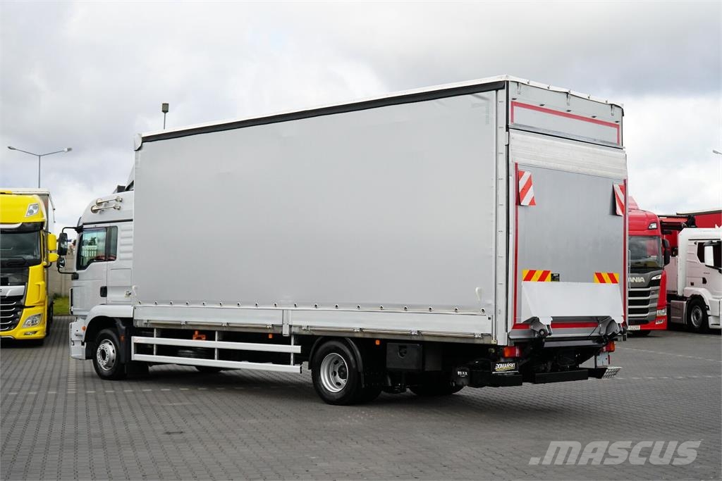 MAN TGM / 15.290 / ACC / E 6 / BURTOFIRANKA + WINDA / Caminhões com cortinas laterais