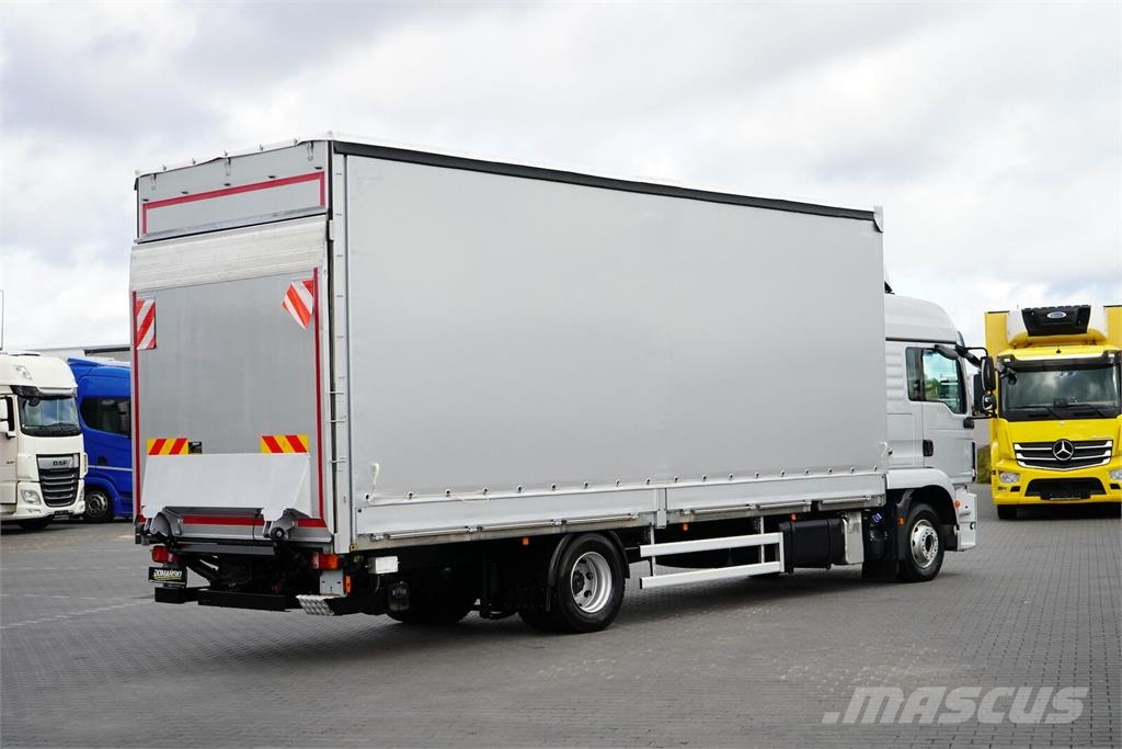 MAN TGM / 15.290 / ACC / E 6 / BURTOFIRANKA + WINDA / Caminhões com cortinas laterais