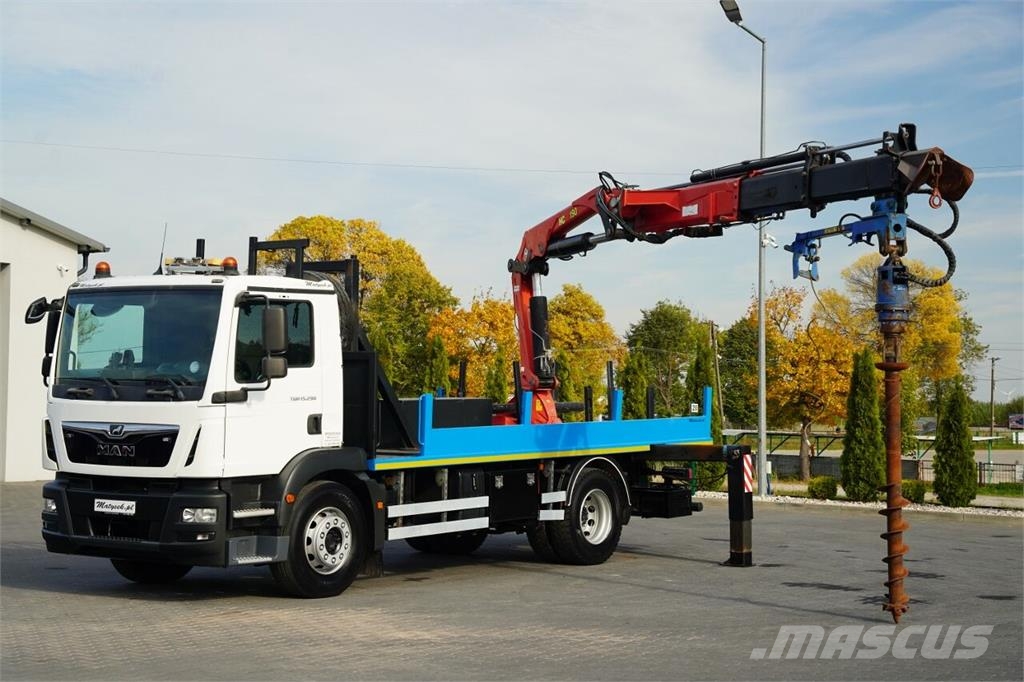 MAN TGM 15 .290 / HDS HC 190 + WIERTŁO / WIERTNICA / Gradbeništvo - drugo